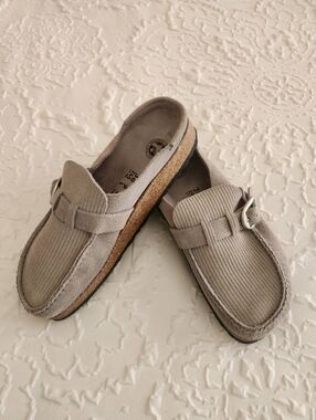 Birkenstock Buxkley Clog - Light Grey, Women's Size 38